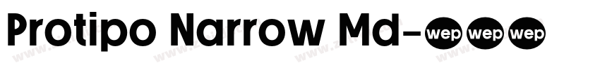 Protipo Narrow Md字体转换
